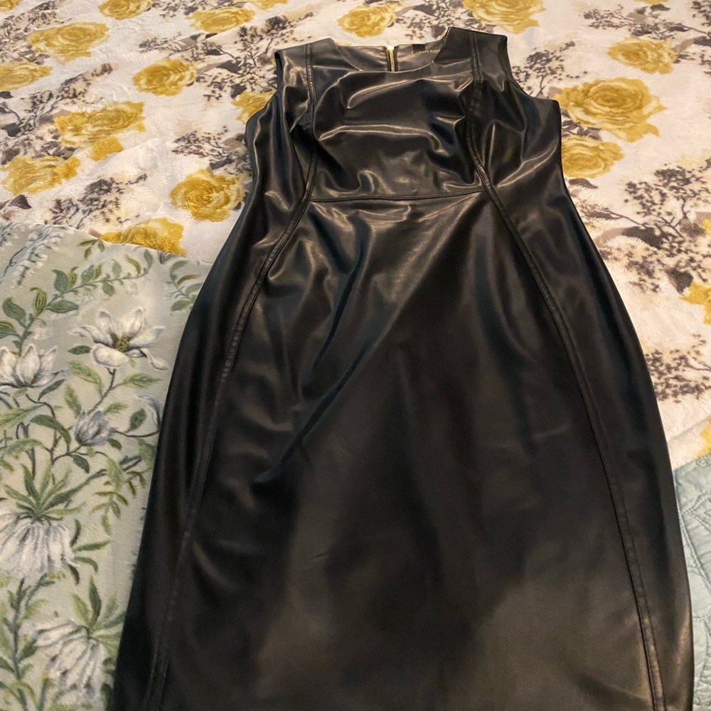 Calvin Klein pleather dress